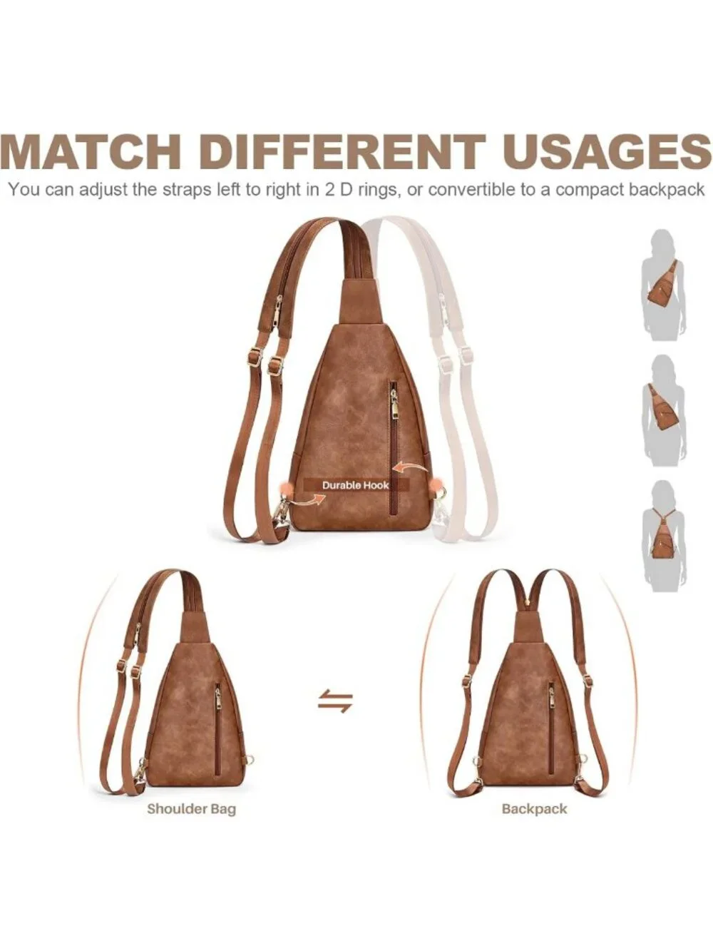 Stylish Anti-Theft Sling Bag for Women | RFID Crossbody Travel Purse